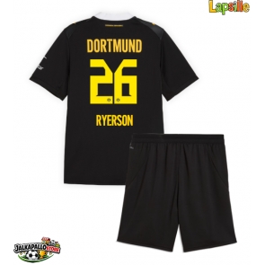 Borussia Dortmund Julian Ryerson #26 Vieraspaita Lapsille 2026-27 Lyhythihainen (+ shortsit)